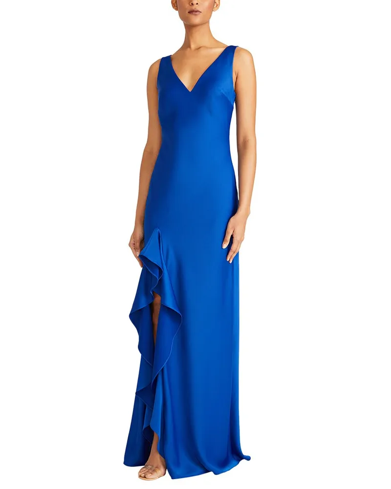 Monique Lhuillier Ashylynn Sleeveless Maxi Dress Nocolor
