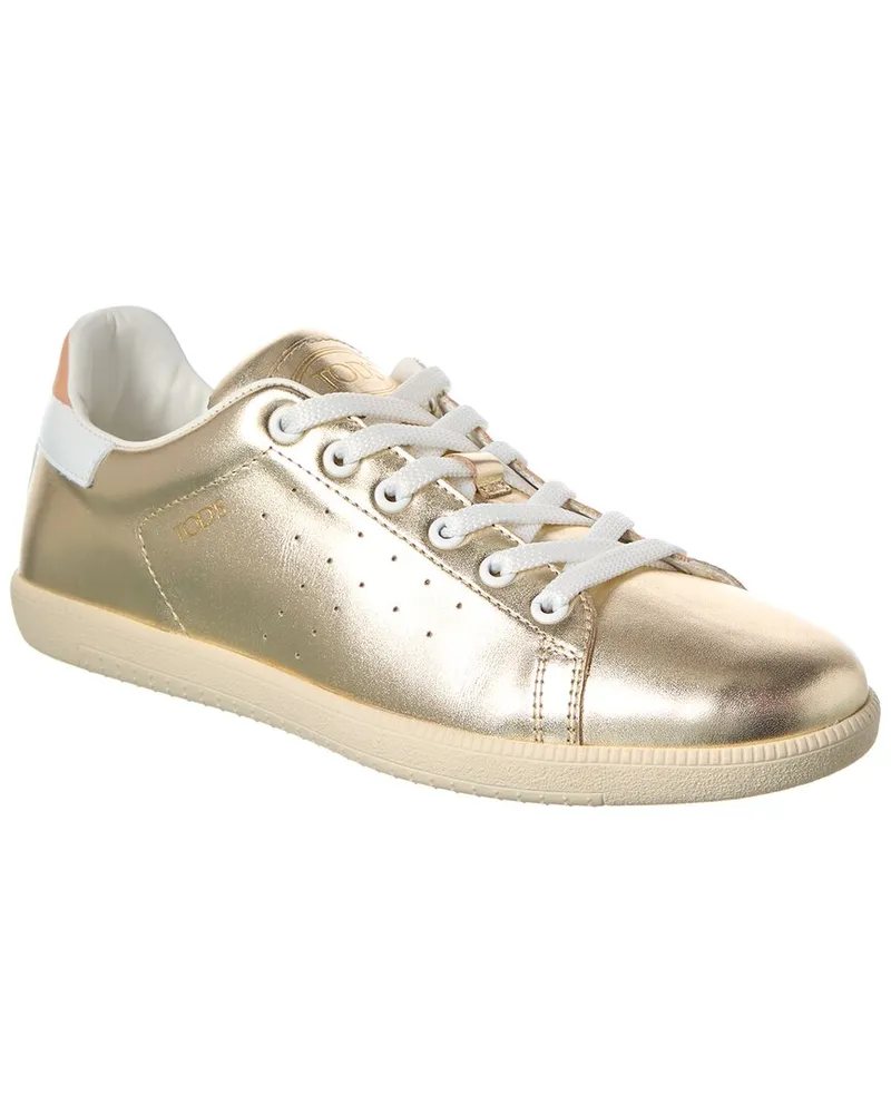 TOD'S TOD’s Cassetta Leather Sneaker Gold