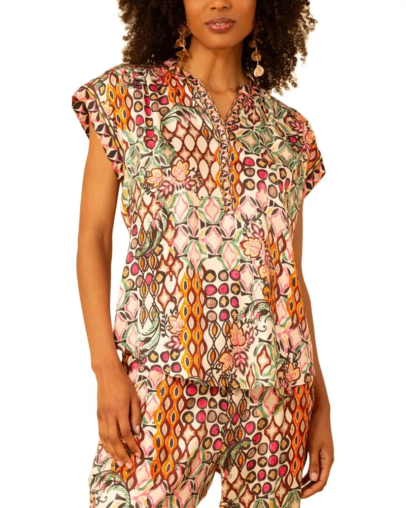 Hale Bob Evie Blouse Nocolor