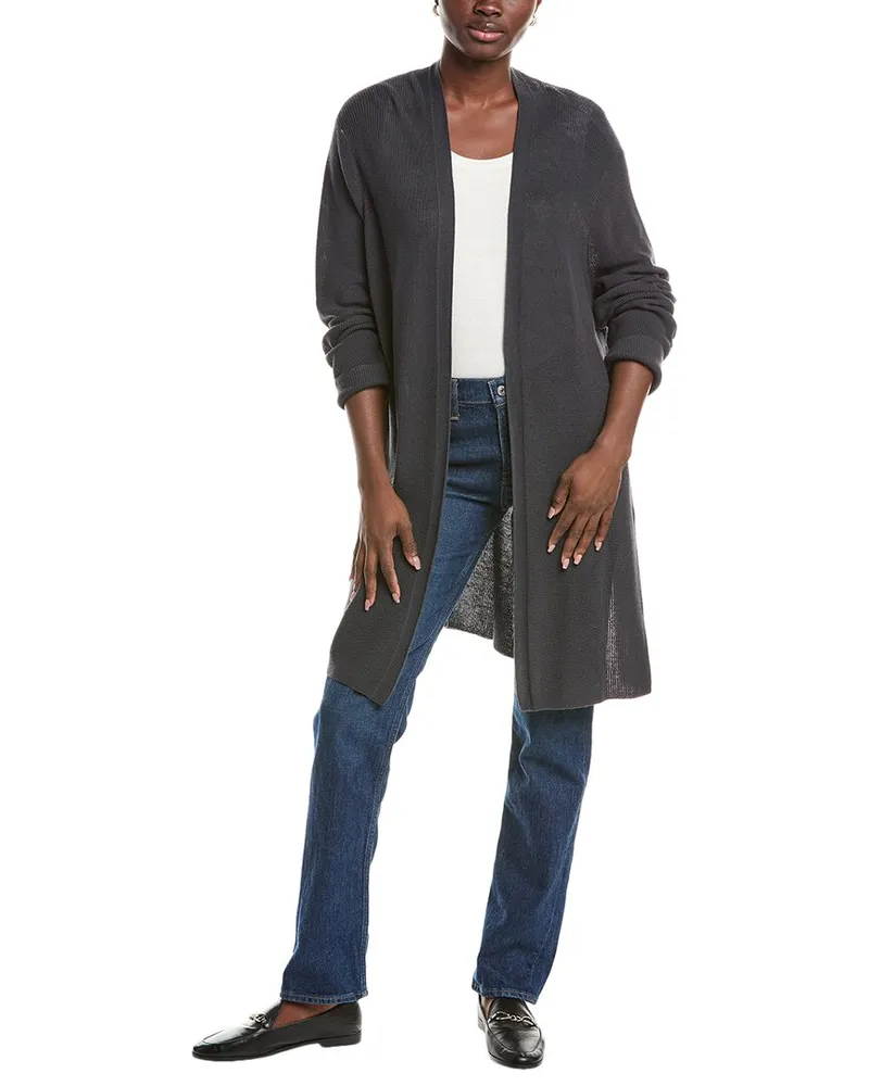 Eileen Fisher Plus Long Cardigan Nocolor