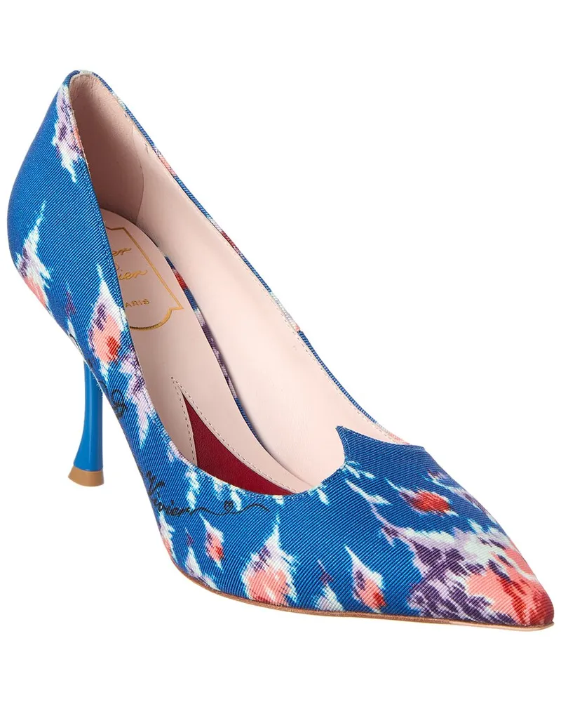 Roger Vivier I Love Vivier Grosgrain Pump Blue