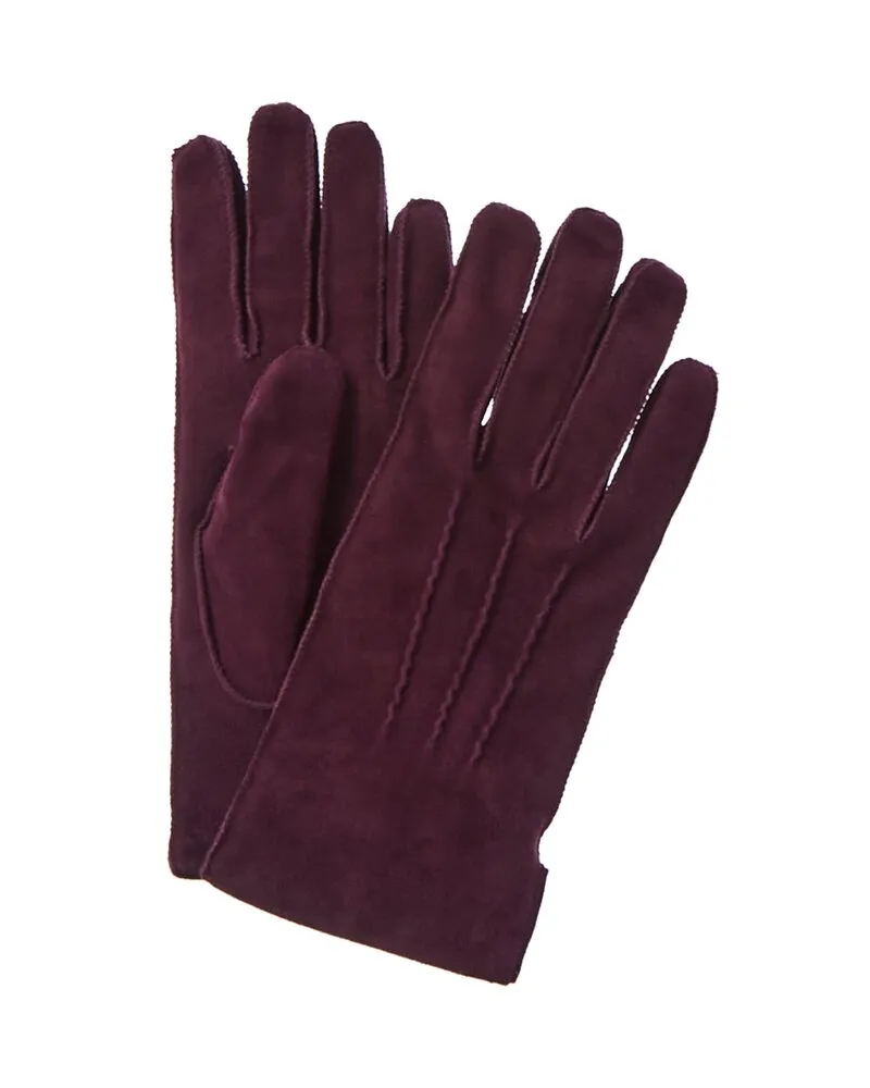 portolano  Suede Gloves Purple