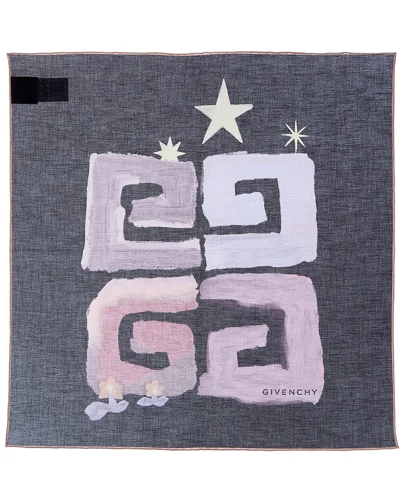 Givenchy 4G Square Scarf Black
