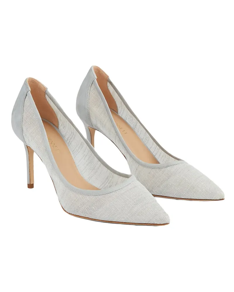 L.K.Bennett  Meagan Leather-Trim Pump Nocolor