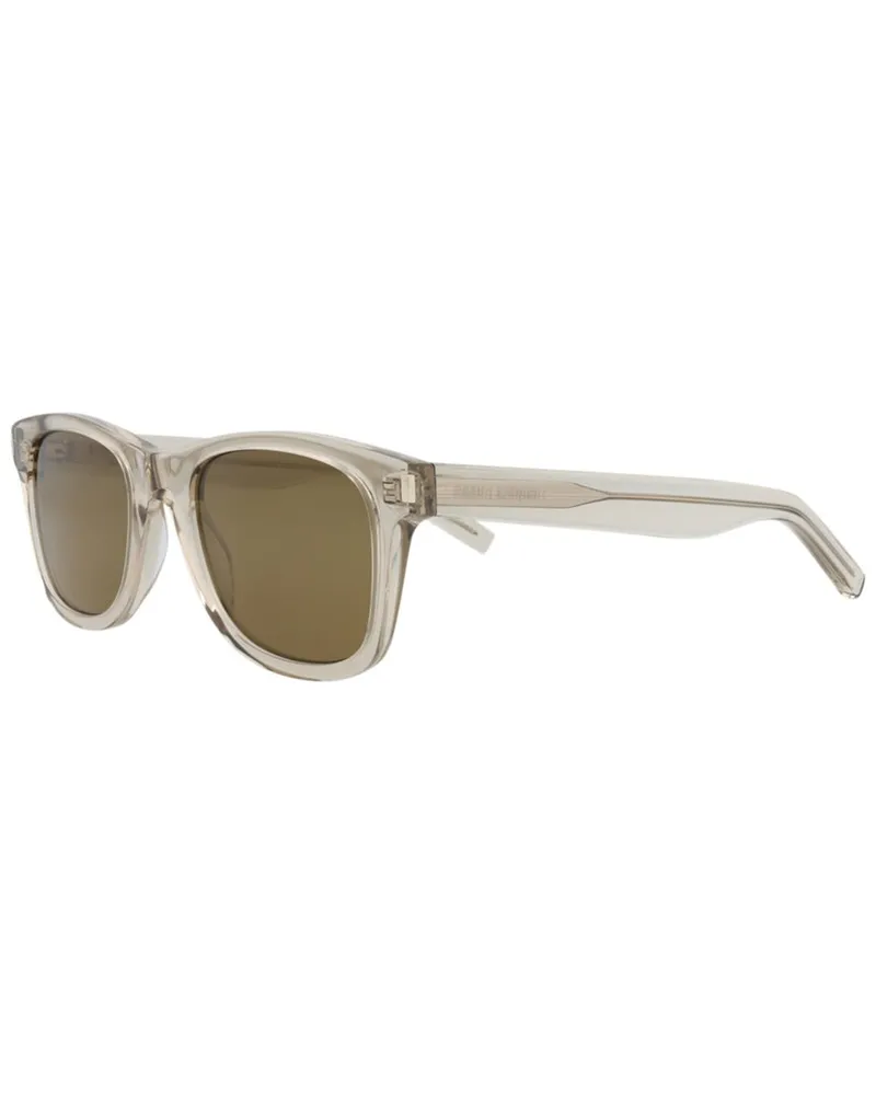Saint Laurent Unisex SL51 50mm Sunglasses Beige