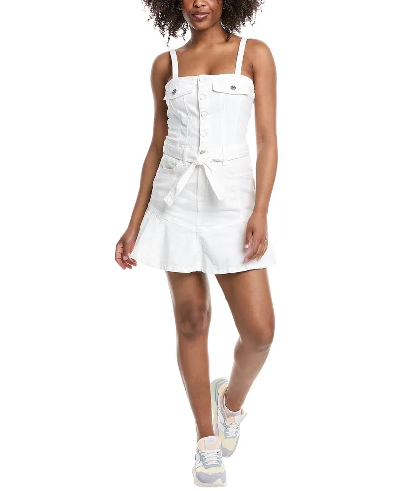7 for all mankind Flounce Mini Dress White