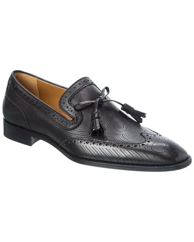 Christian Louboutin Grave Moc Leather Loafer Black