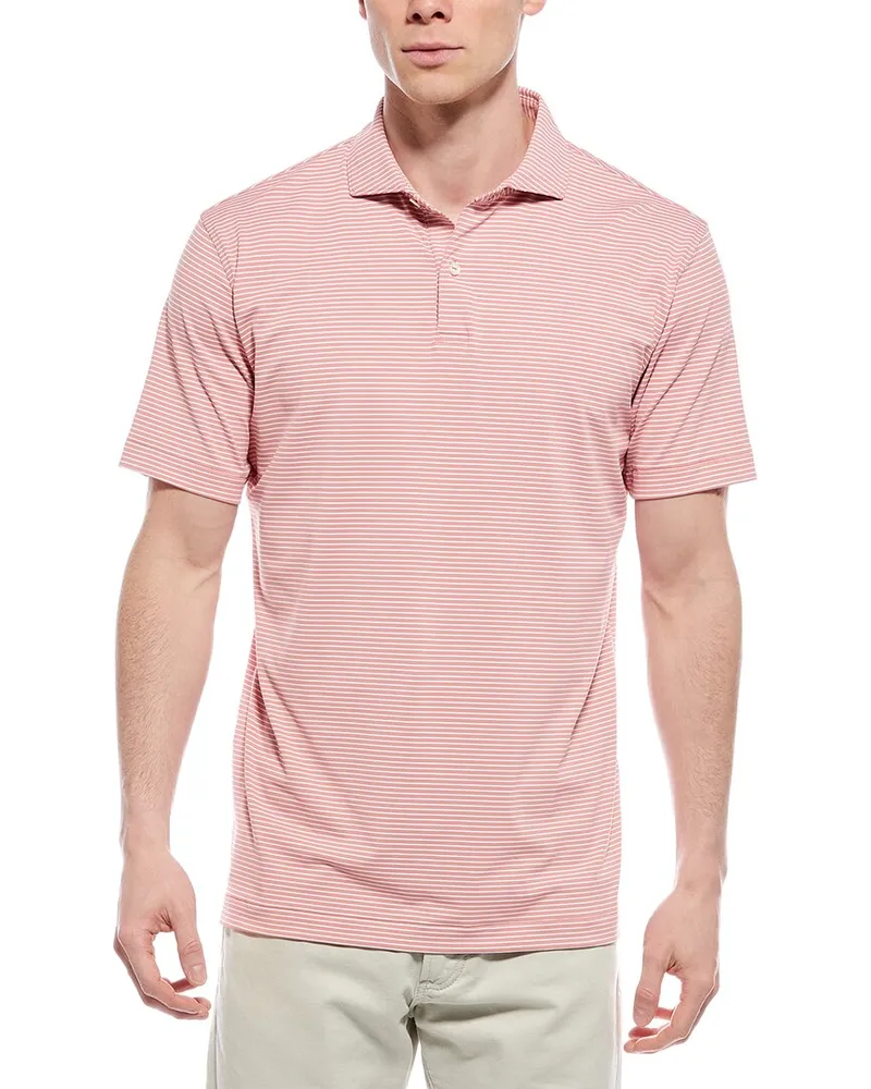 Peter Millar Ballad Performance Jersey Polo Shirt Pink