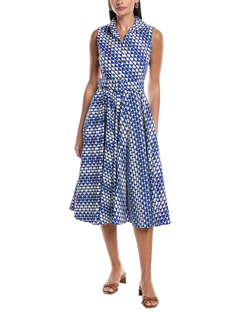Samantha Sung Abelia Shirtdress White