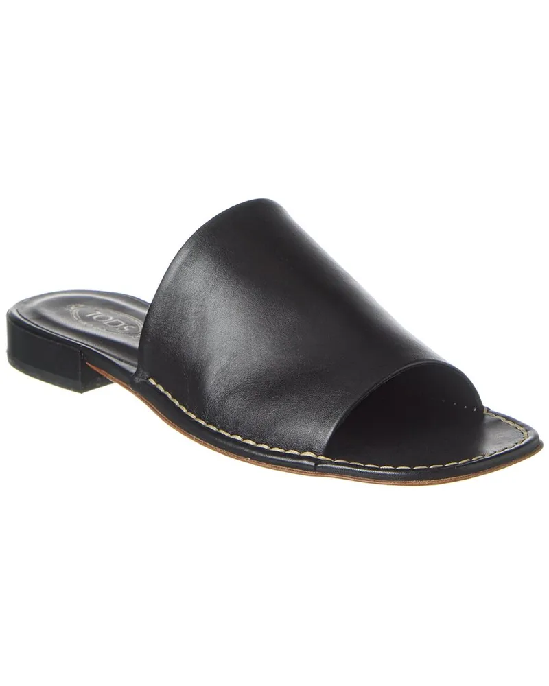 TOD'S TOD’s Leather Sandal Black