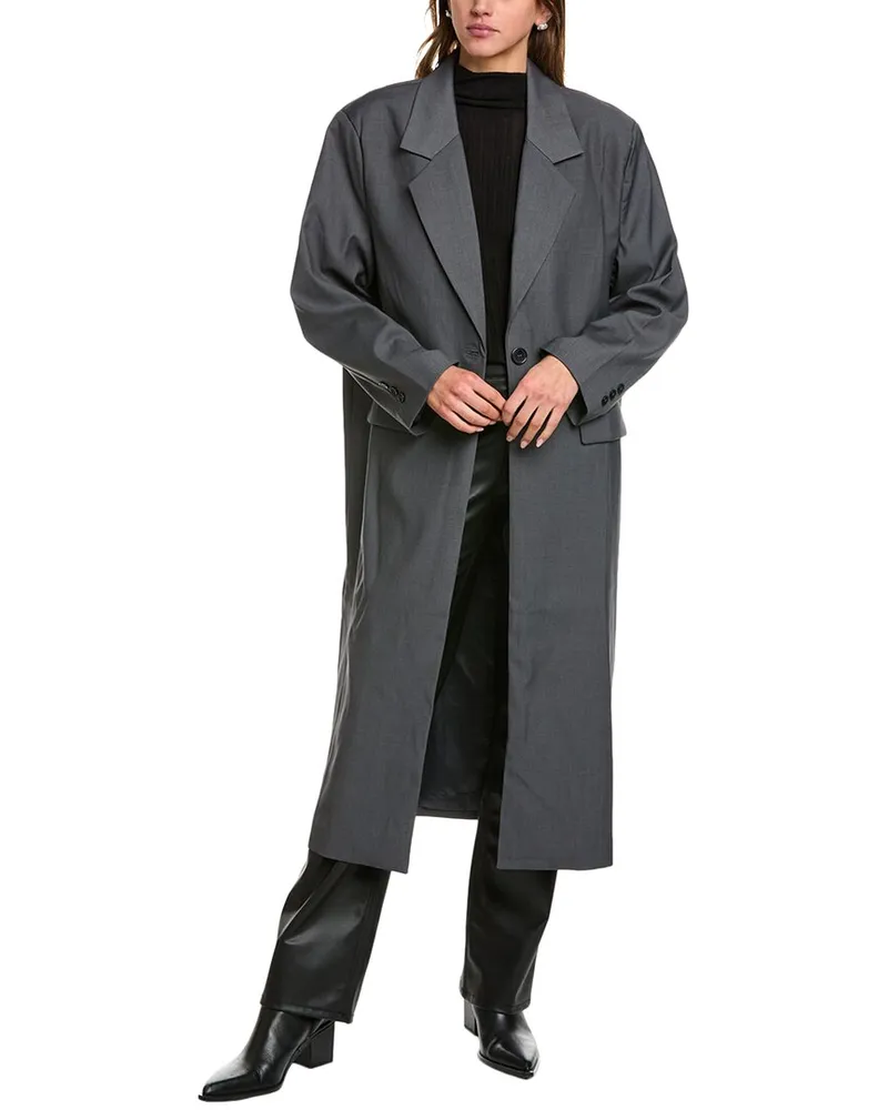 Bardot Maika Oversized Coat Grey