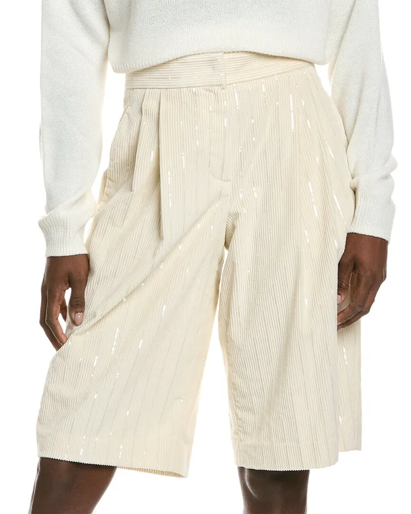 Brunello Cucinelli Cashmere-Blend Short Nocolor