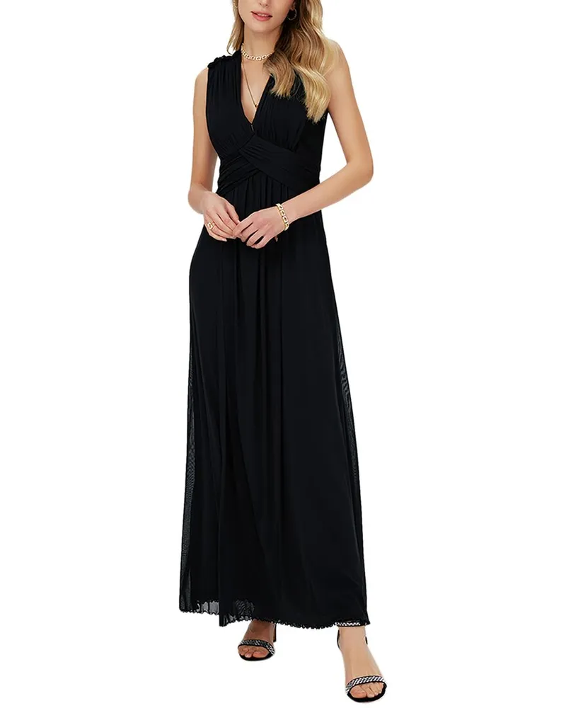 Diane von Furstenberg Marika Maxi Dress Black