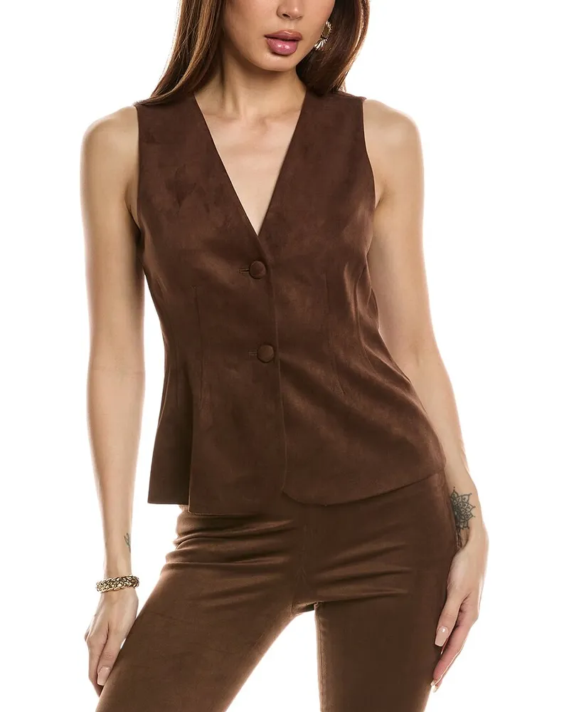 BCBGMAXAZRIA BCBGeneration Vest Brown
