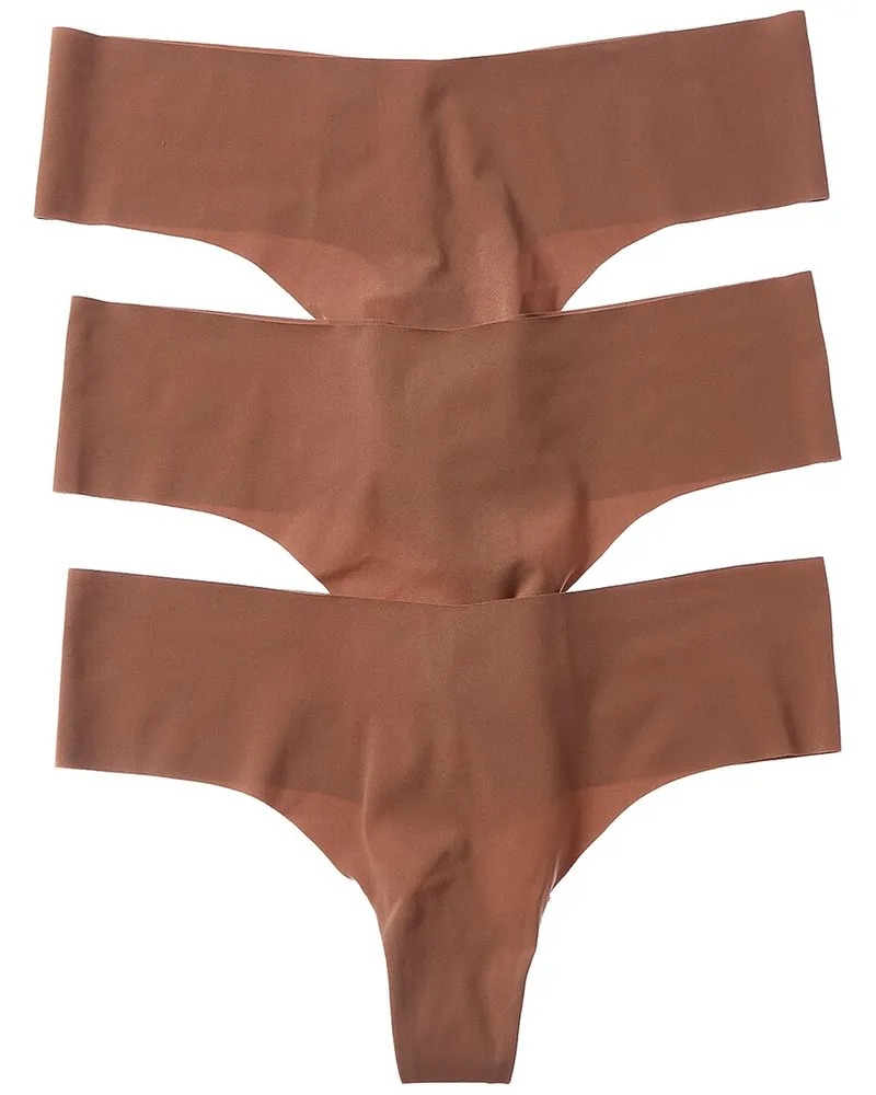 Cosabella 3pk Free Cut Microfiber Thong Nocolor