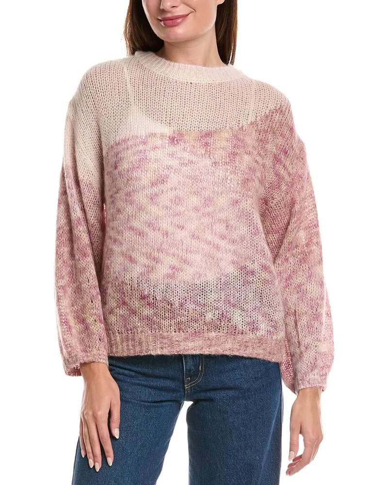 HUGO BOSS Fargovia Wool & Alpaca-Blend Sweater Purple