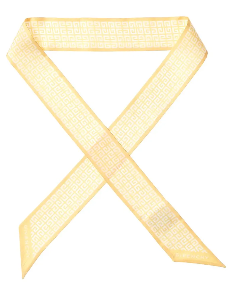 Givenchy Silk Scarf Yellow