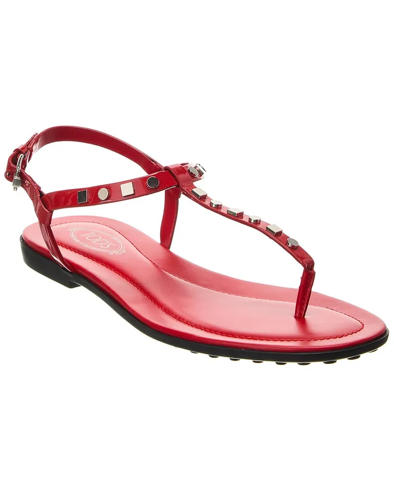TOD'S TOD’s Leather Sandal Red