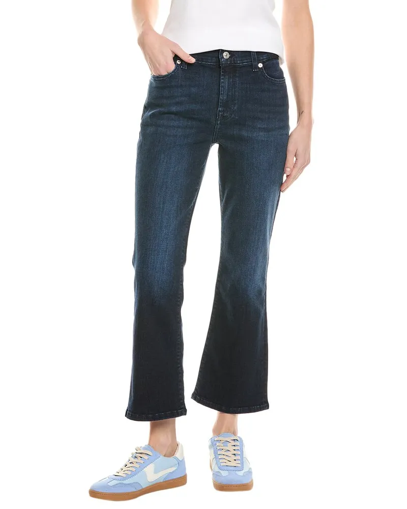 7 for all mankind Daisy Atlas Ankle Boot Jean Blue