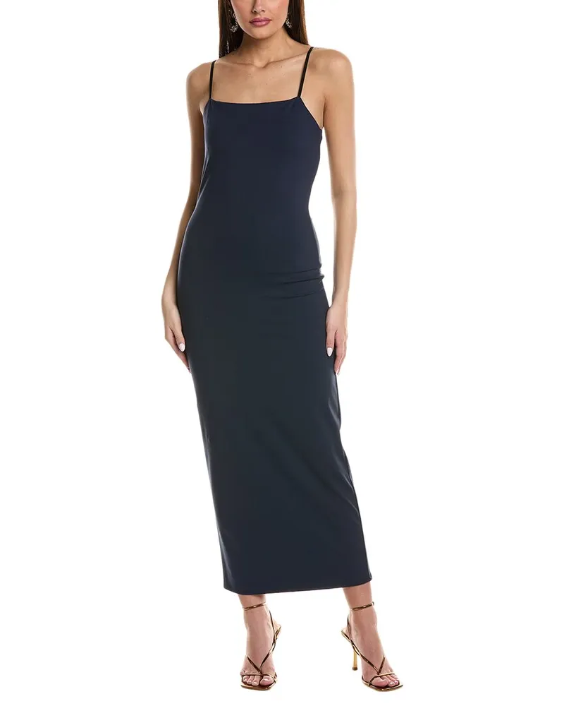 Kenneth Cole Athletic Stretch Midi Dress Blue