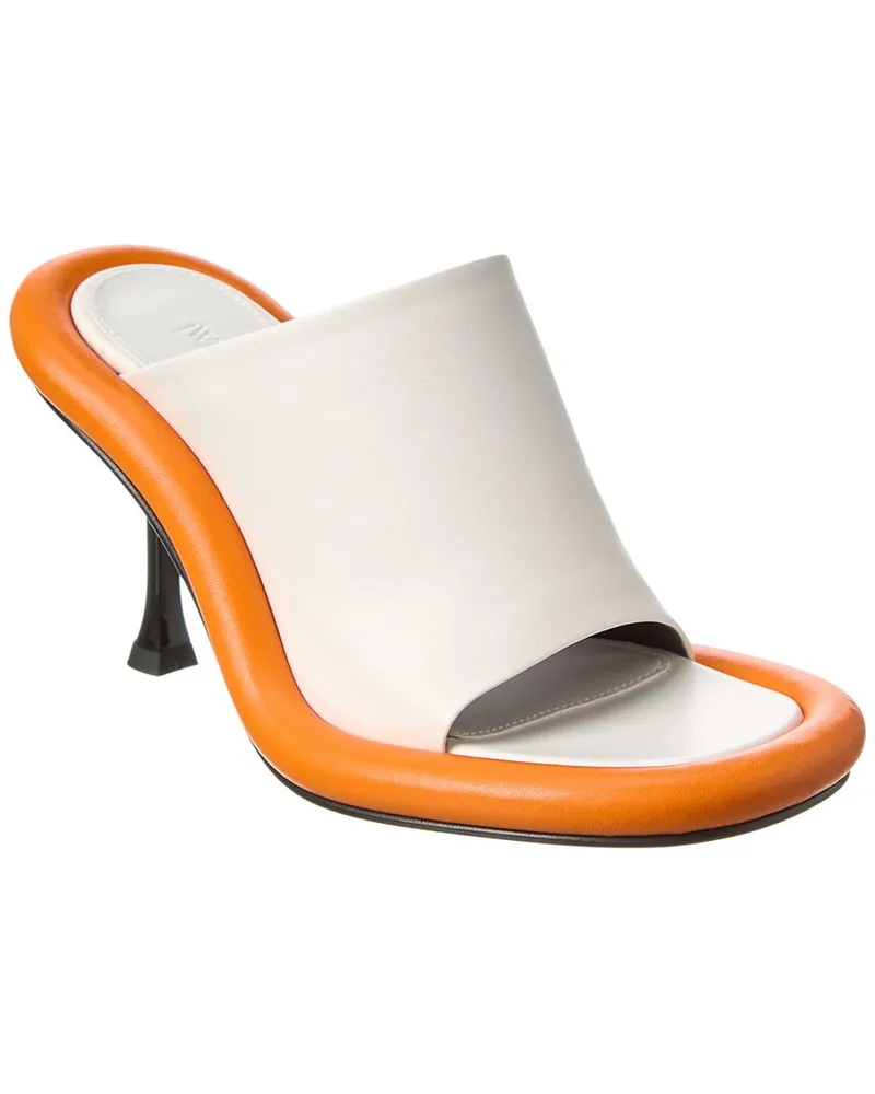 J.W.Anderson Bumper Tube Leather Sandal White