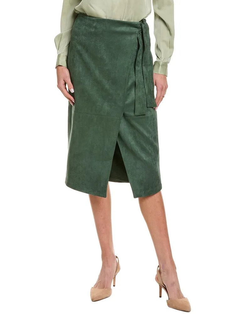 Elie Tahari The Dance Wrap Skirt Green