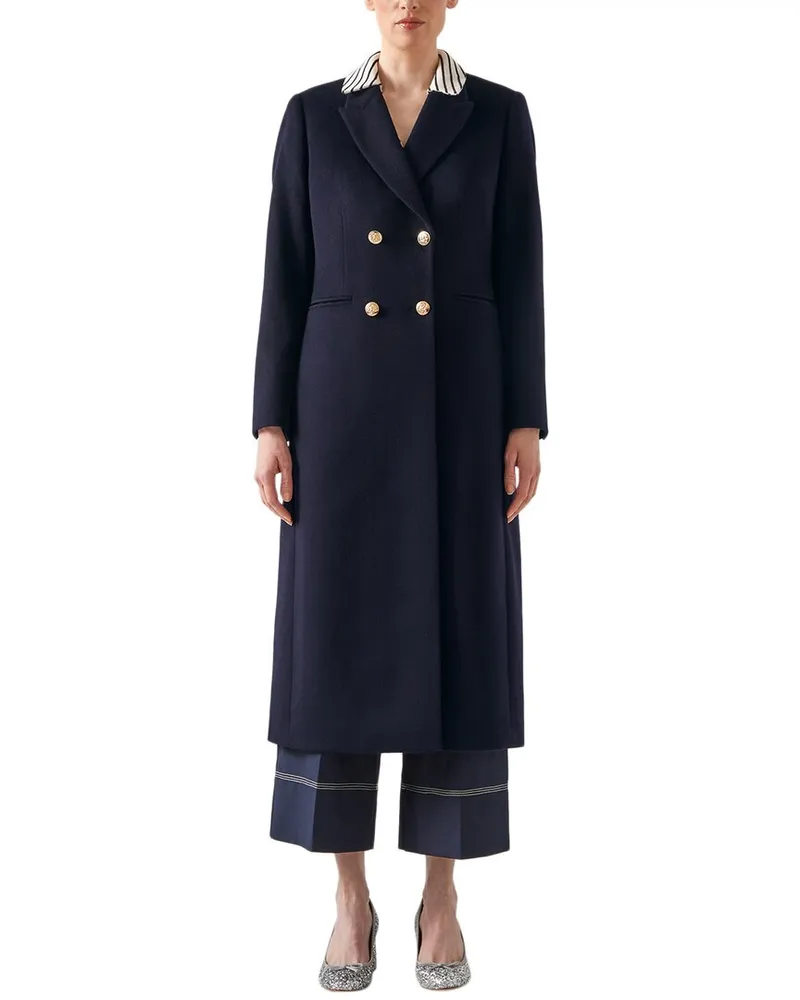 L.K.Bennett  Mariner Coat Navy
