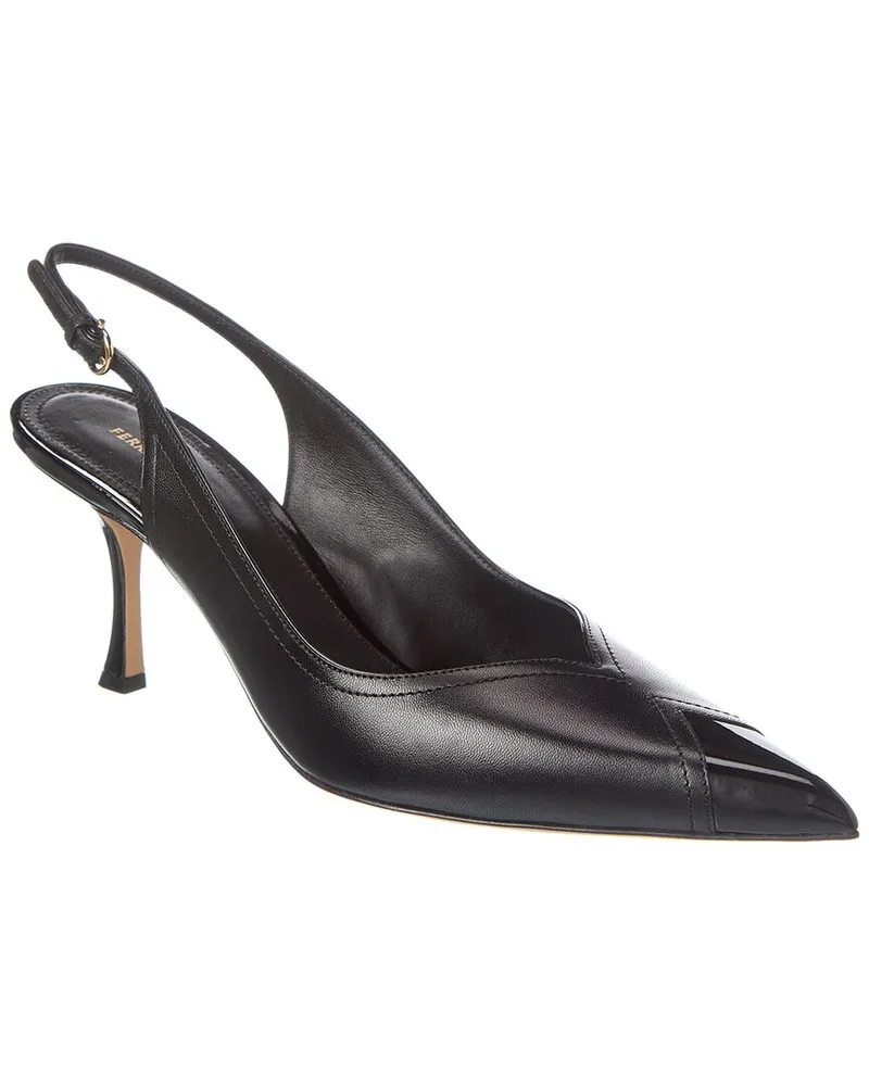 Ferragamo Egna Leather Slingback Pump Black