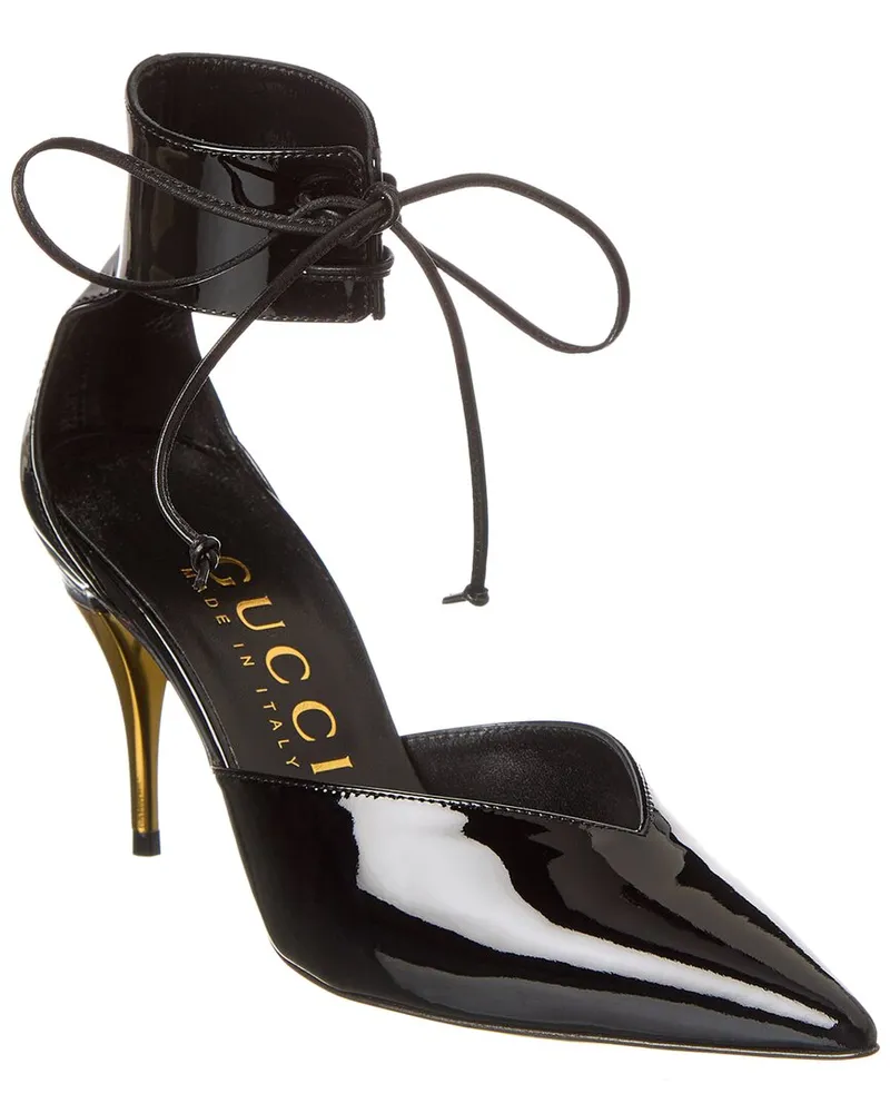 Gucci GG Patent Pump Black