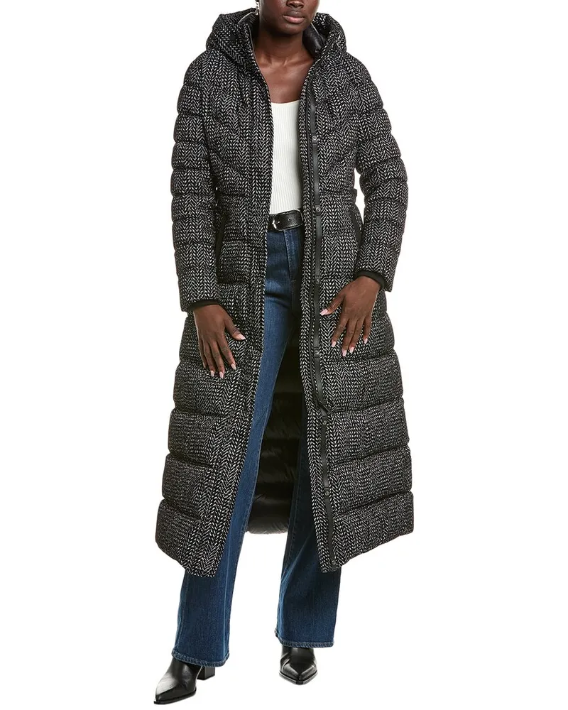 Mackage Calina Lustrous Down Maxi Coat Black