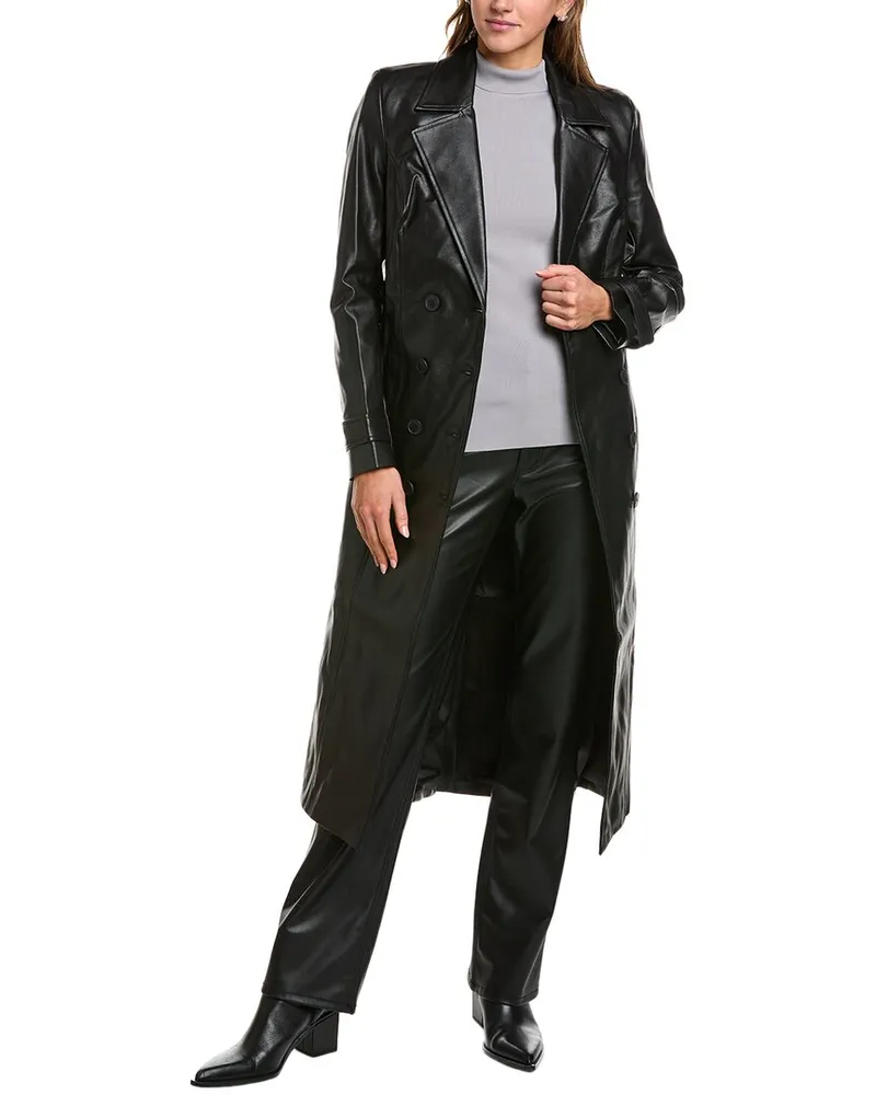 Bardot Trench Coat Black