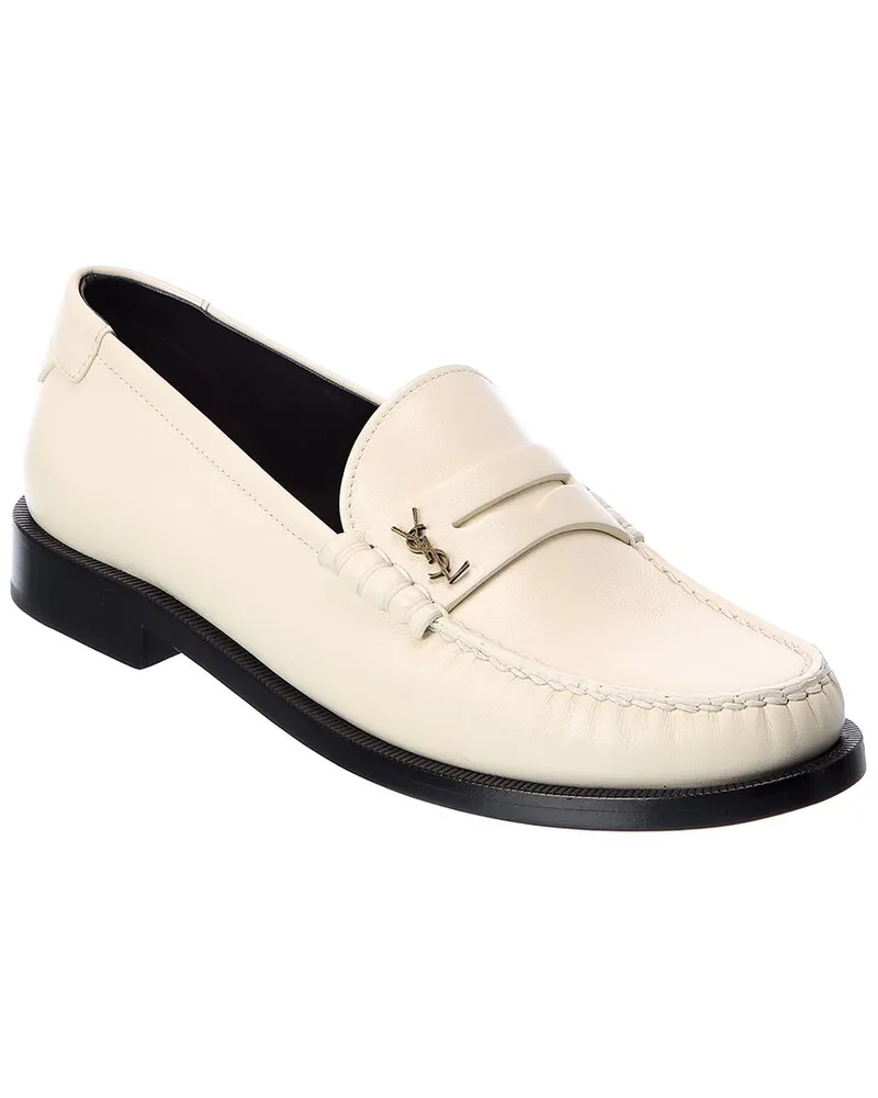 Saint Laurent Le Monogram Leather Loafer Nocolor