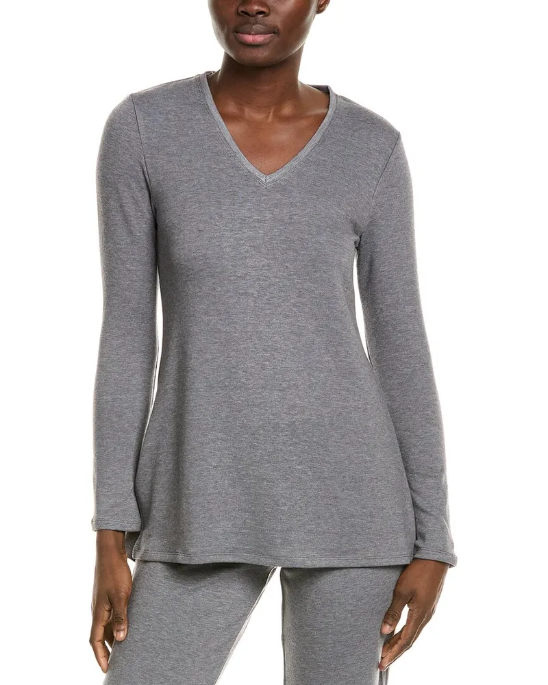 NATORI 2pc Top & Pant Pajama Set Grey