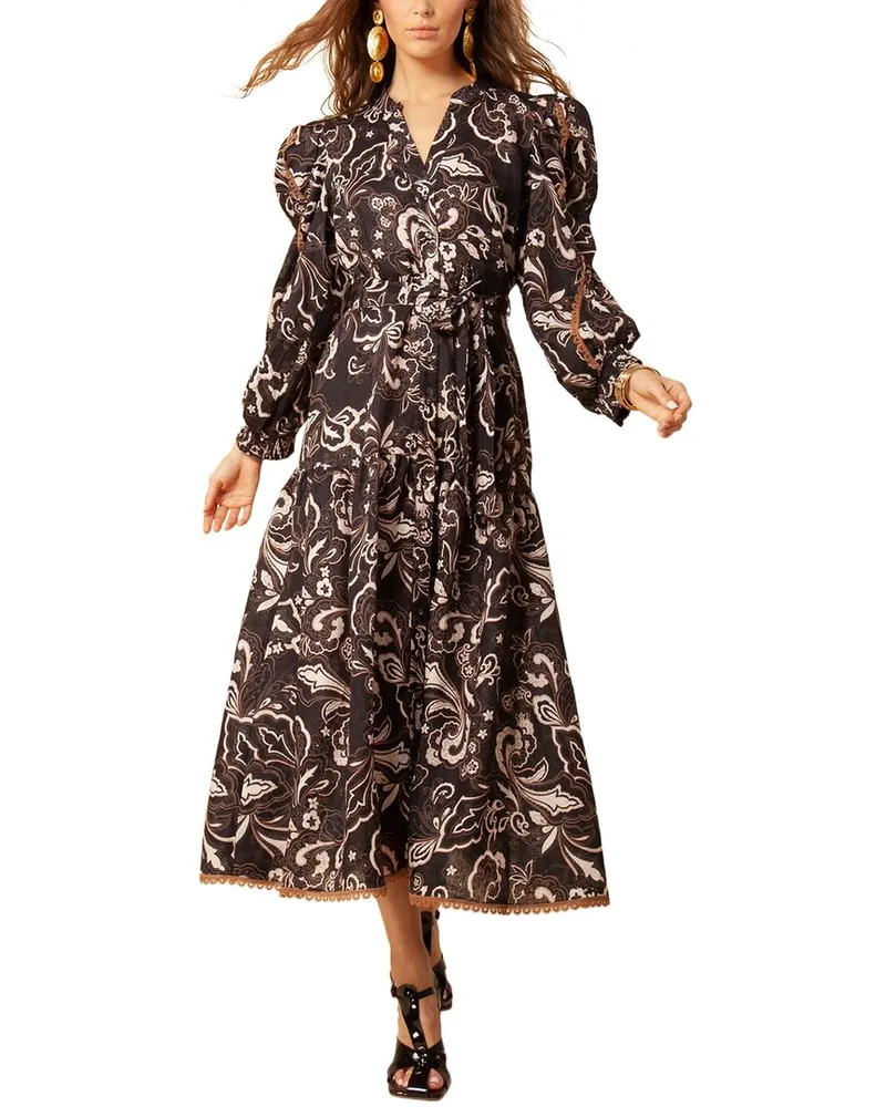 Hale Bob Linen Dress Nocolor