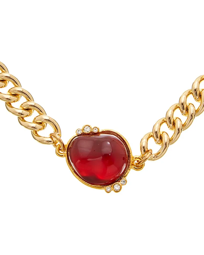 Kenneth Jay Lane 22K Plated Choker Necklace Nocolor