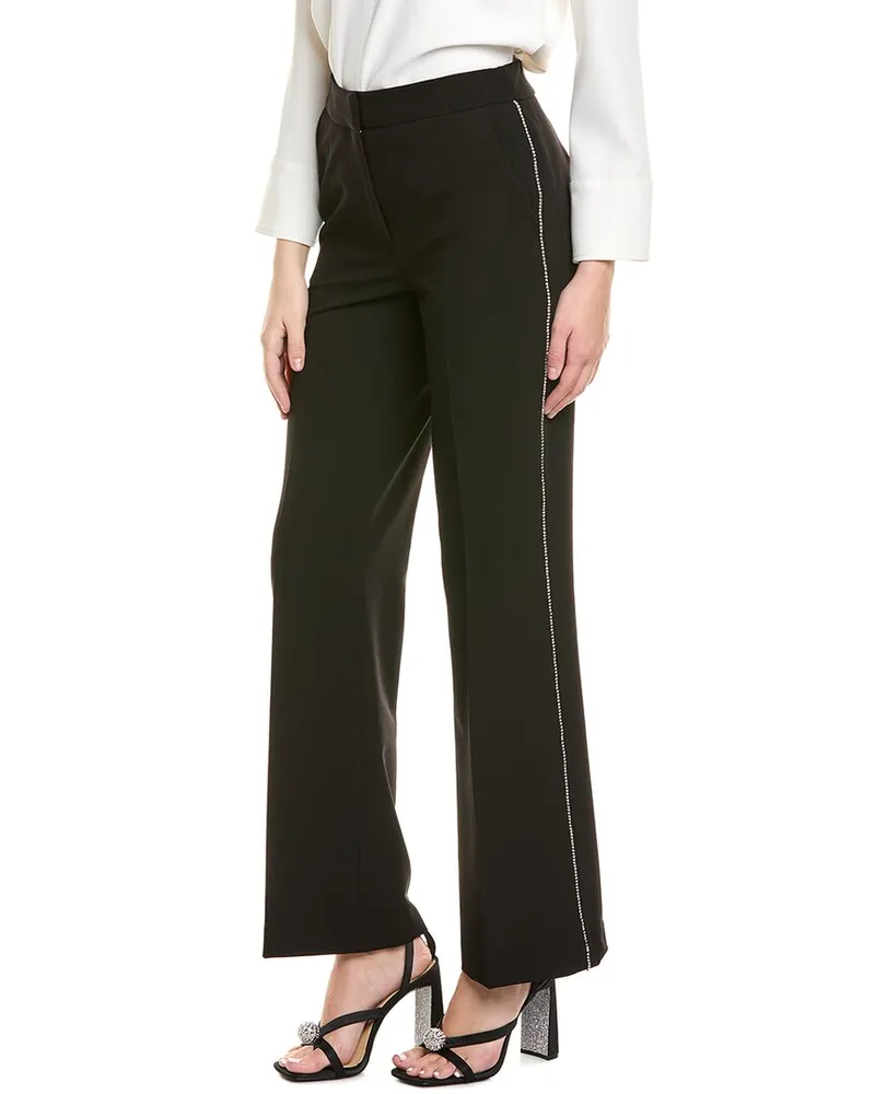 Karl Lagerfeld Rhinestone-Trim Pant Black
