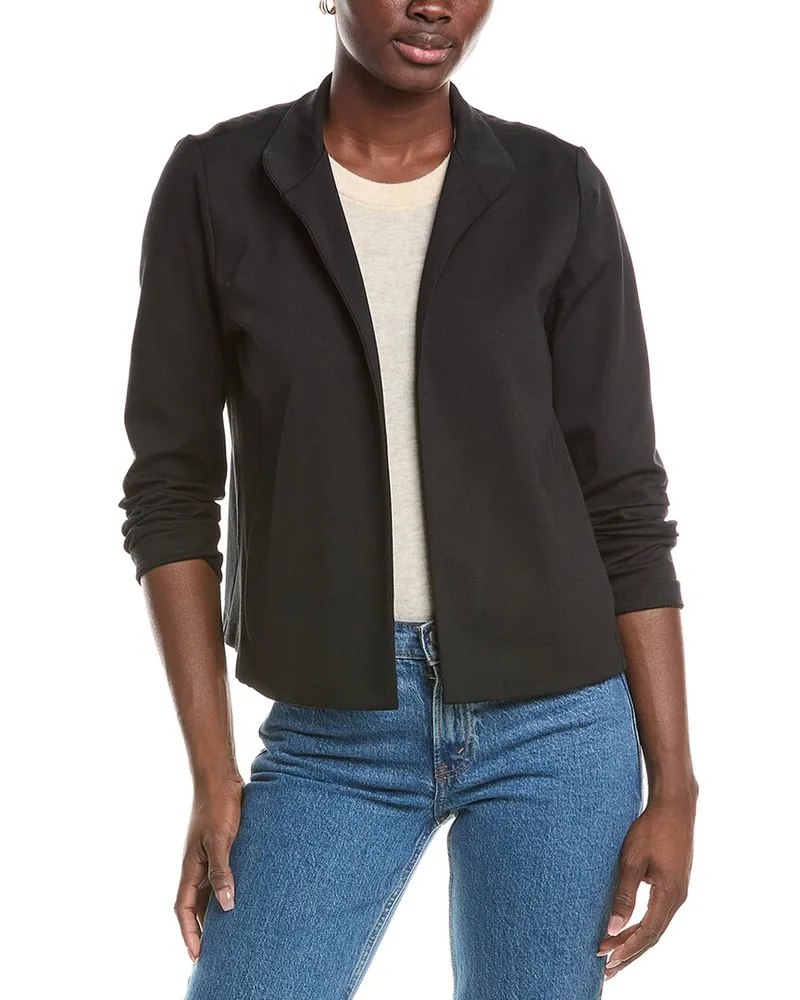 Eileen Fisher Stand Collar Jacket Nocolor