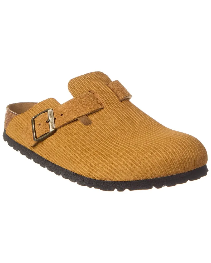Birkenstock Boston Narrow Suede Clog Nocolor