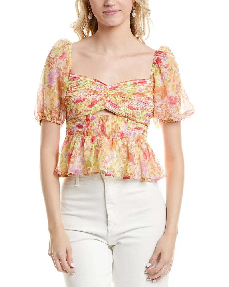 ASTR the Label Arlet Top Yellow