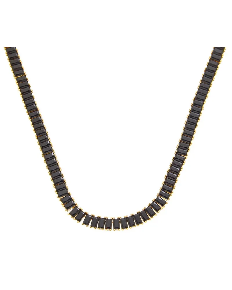 CRYSTAL HAZE 18K Plated CZ Statement Necklace Nocolor