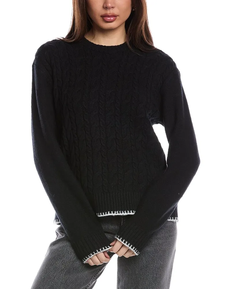 ATM Cable Crewneck Sweater Nocolor