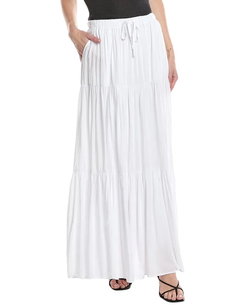 Splendid Melanie Maxi Skirt White