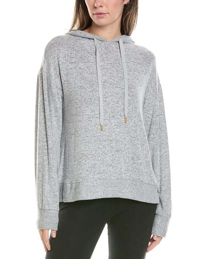 DKNY Hoodie Lounge Top White