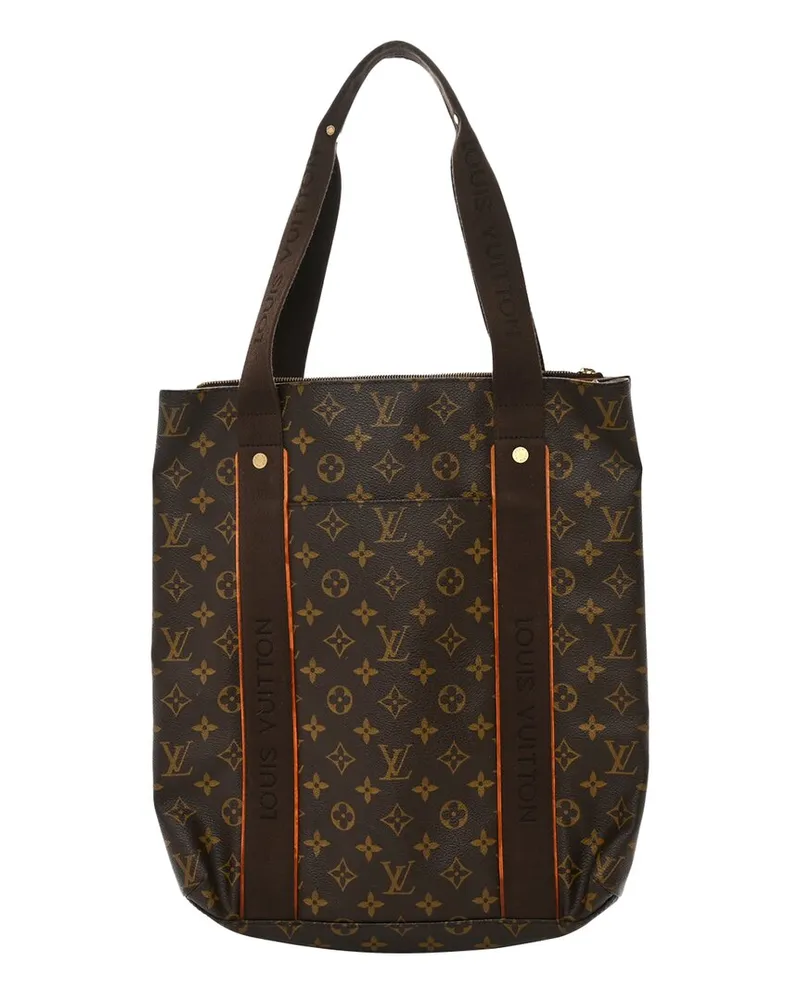 Louis Vuitton Brown Monogram Canvas Cabas Beaubourg (Authentic Pre-Loved Nocolor