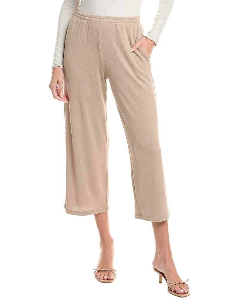 Vince Cropped Lounge Pant Beige