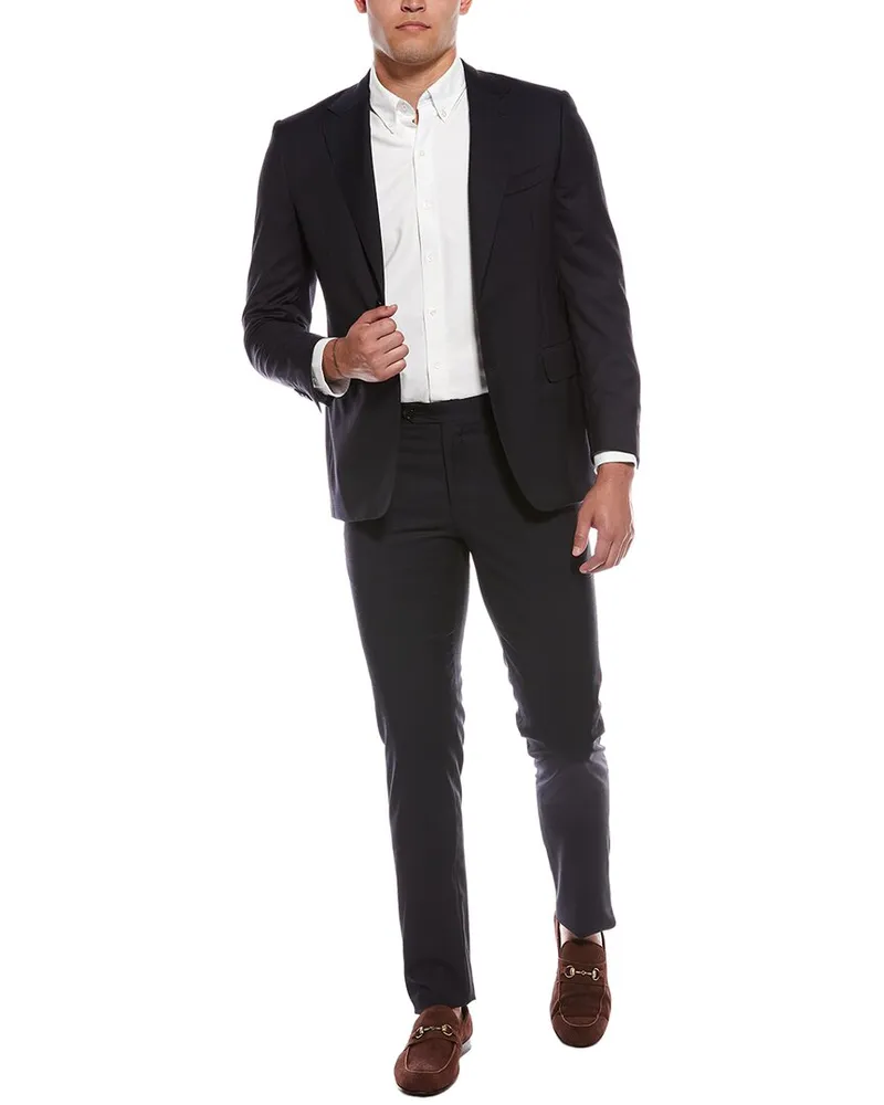 Canali 2pc Wool Suit Blue