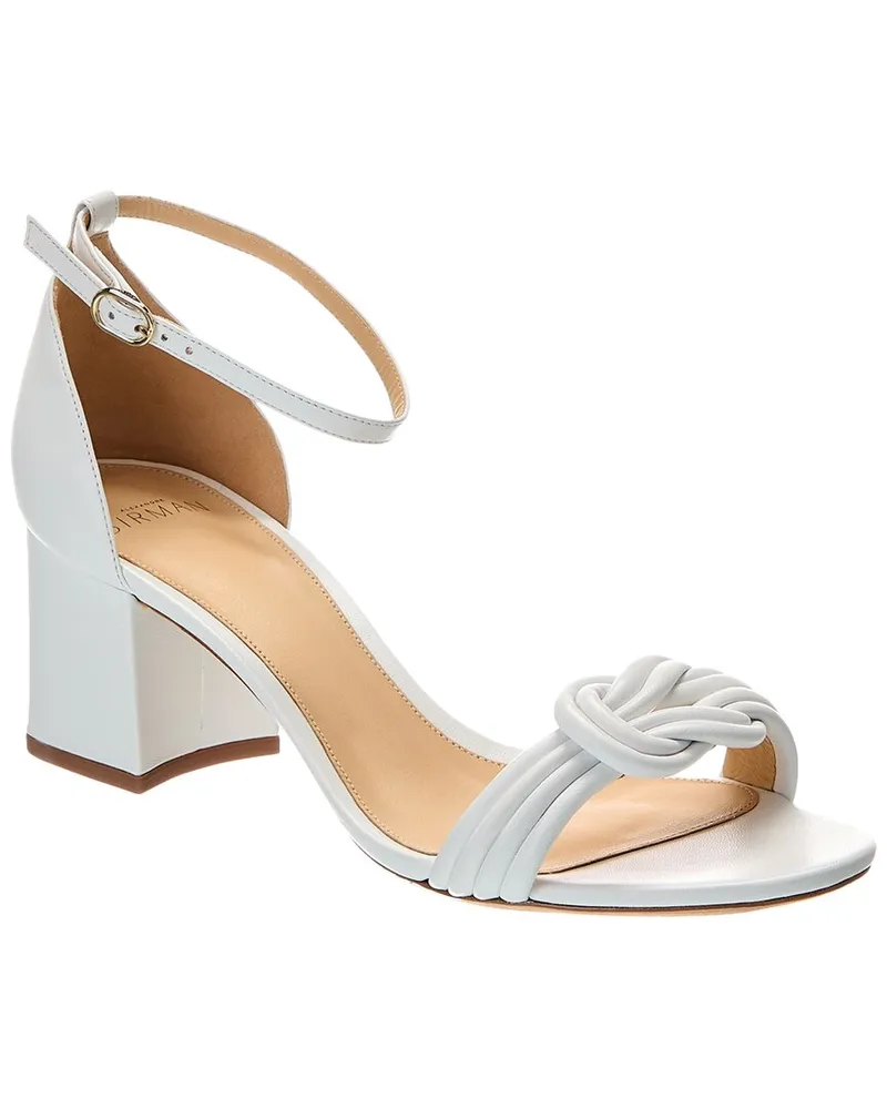 Alexandre Birman Vicky 60 Leather Sandal White