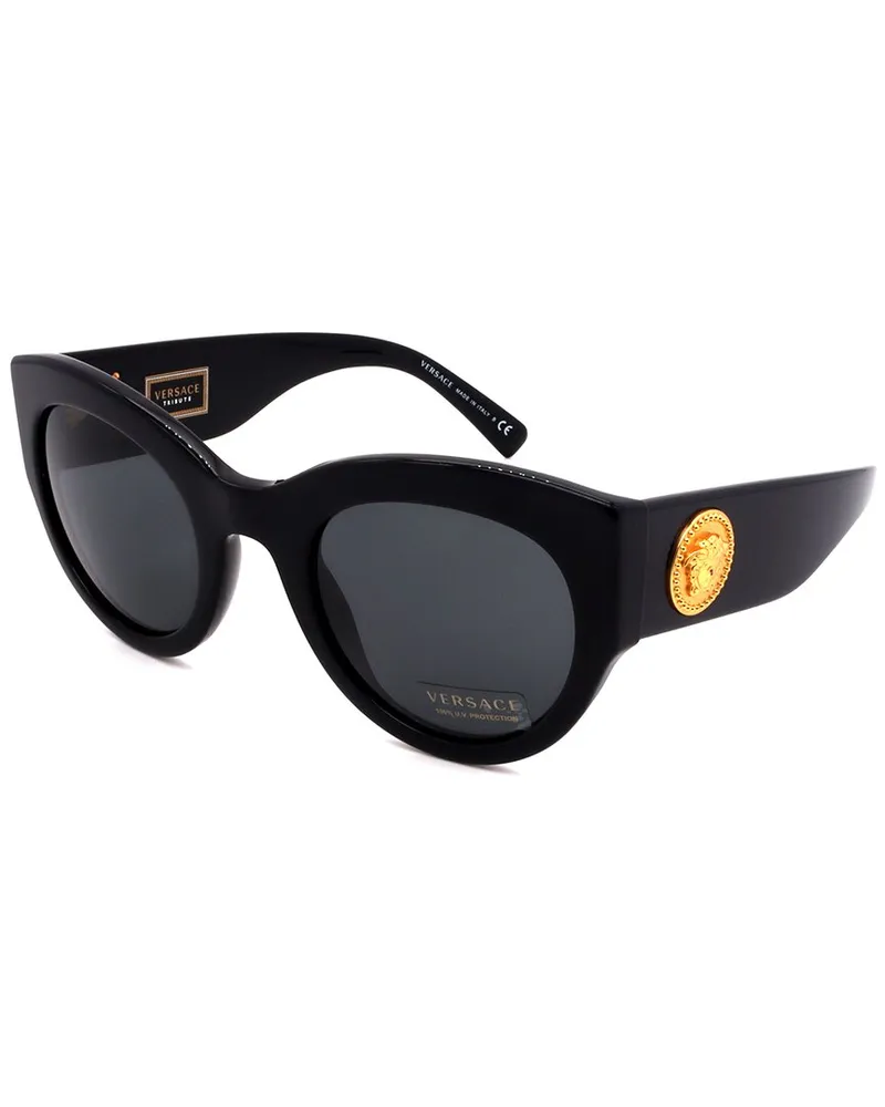 Versace Women's VE4353 51mm Sunglasses Black