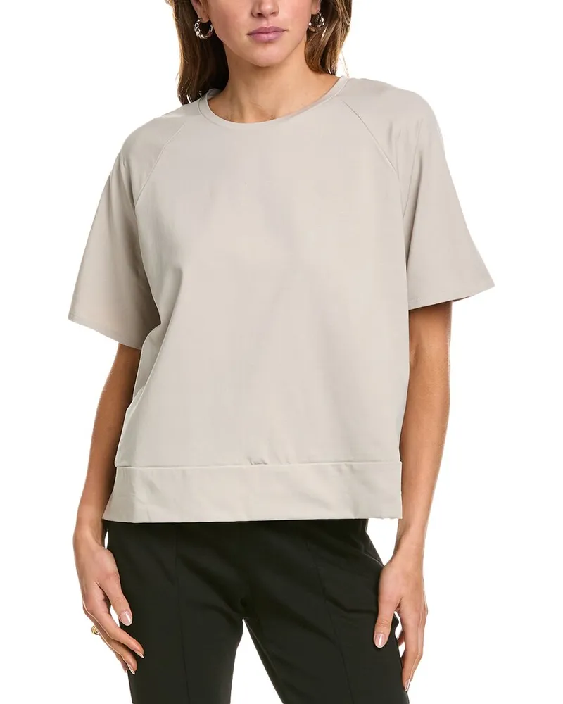 Eileen Fisher Boxy Top Beige