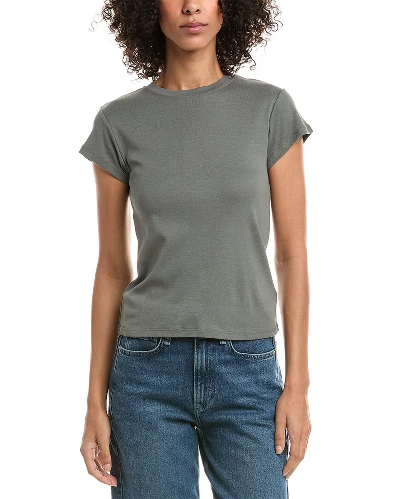 Splendid Faye Crewneck T-Shirt Brown